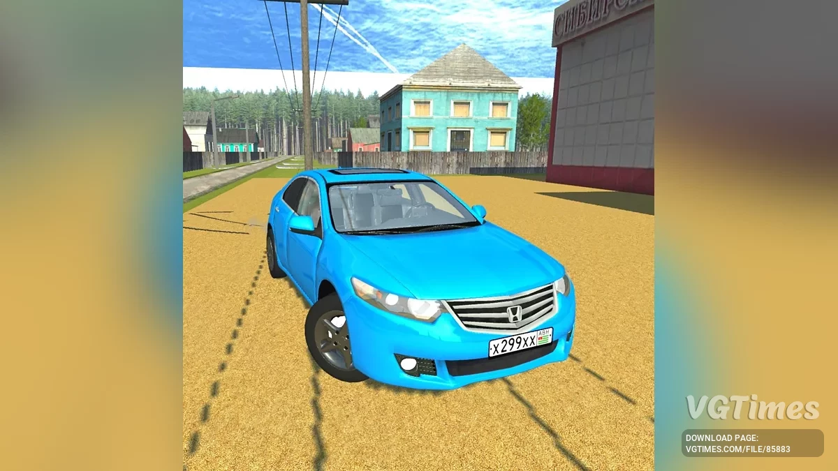 Simple Car Crash Physics Sim — Honda Accord 2008 року