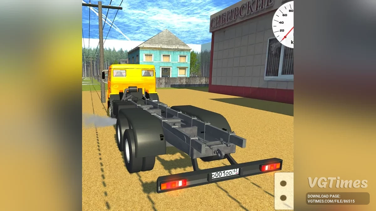 Simple Car Crash Physics Sim — Kamaz 6520