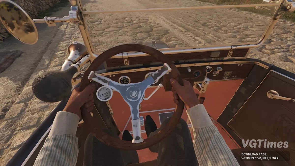 Mafia: The Old Country — Камера від першої особи під час водіння