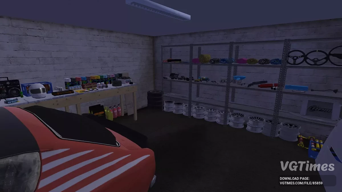 My Summer Car — Czerwona Satsuma GT i pełny garaż tuningu, 500.000 marek