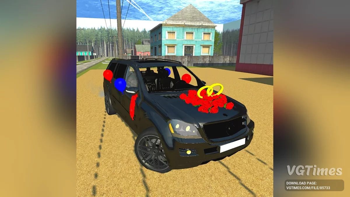 Simple Car Crash Physics Sim — Mercedes-Benz GL AZER-BODA