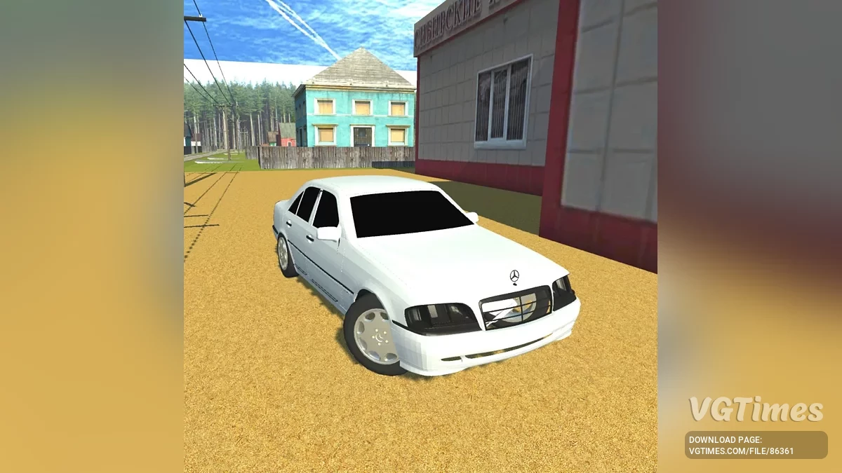 Simple Car Crash Physics Sim — Mercedes c180 ремастер