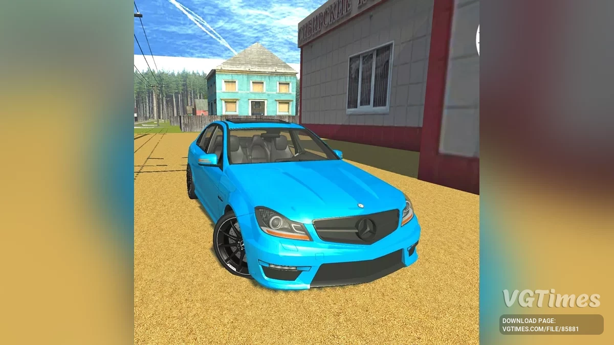 Simple Car Crash Physics Sim — Mercedes C63 W204 турбо