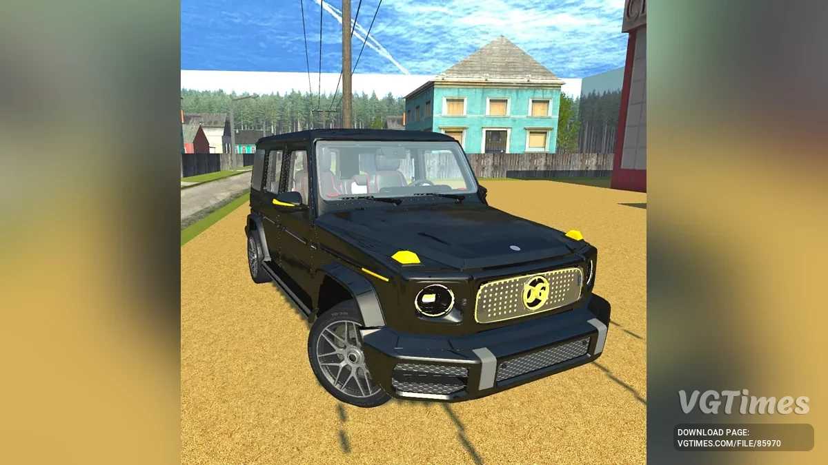 Simple Car Crash Physics Sim — Mercedes CLASE G eléctrico