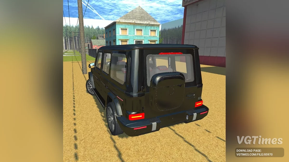Simple Car Crash Physics Sim — Електричний Mercedes G-CLASS