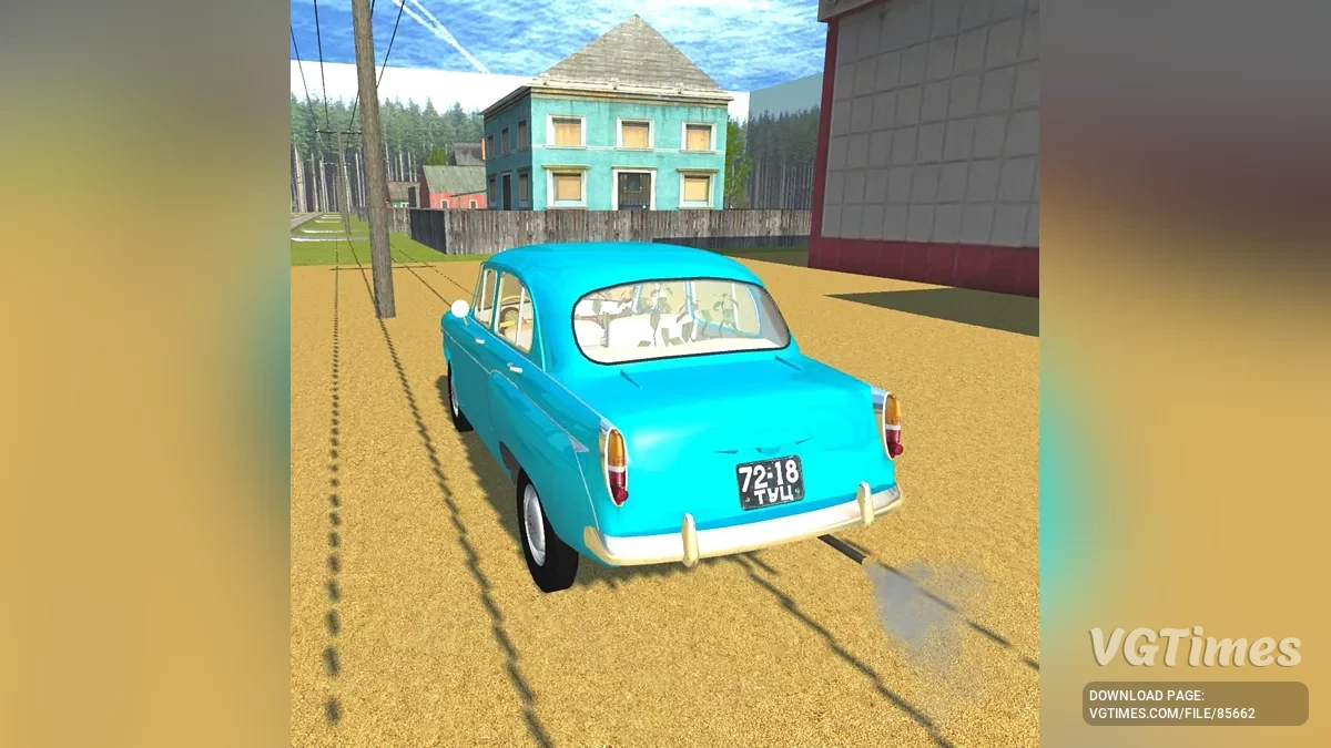 Simple Car Crash Physics Sim — Москвич 407