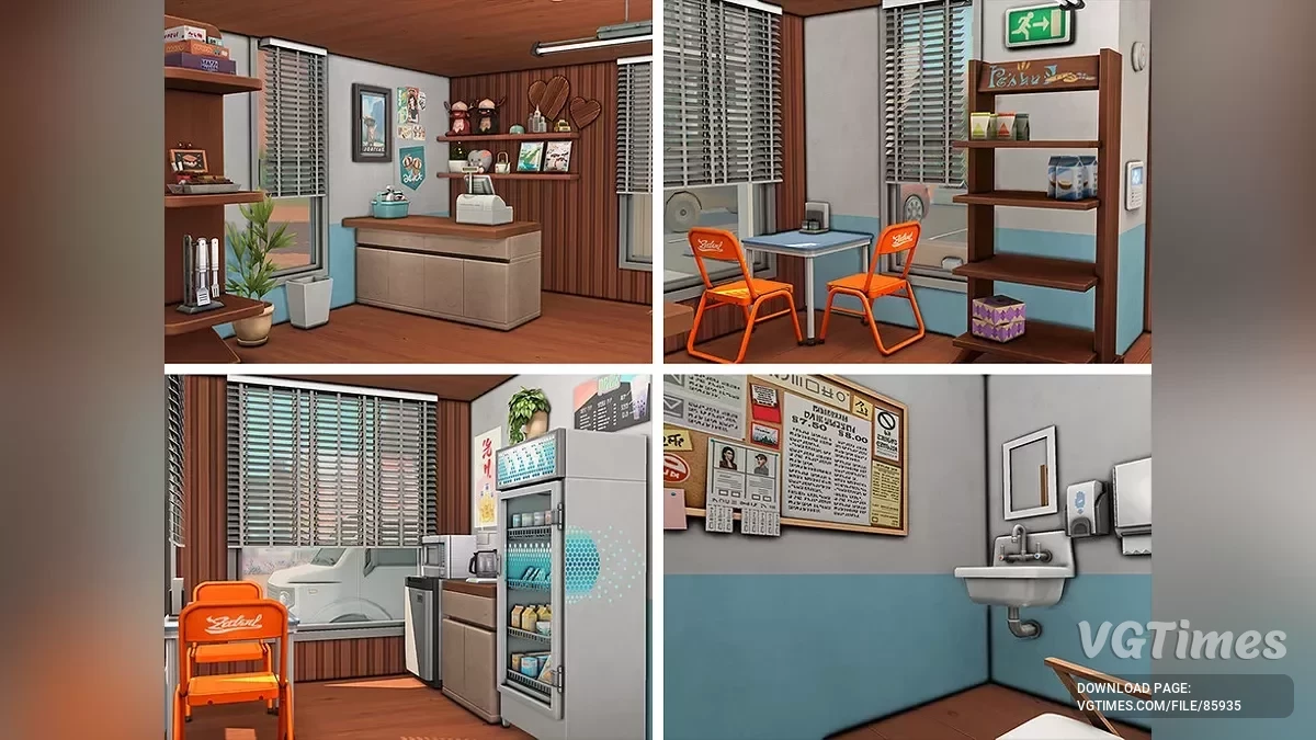 The Sims 4 — Motel ve benzin istasyonu «Kırmızı Kaya»