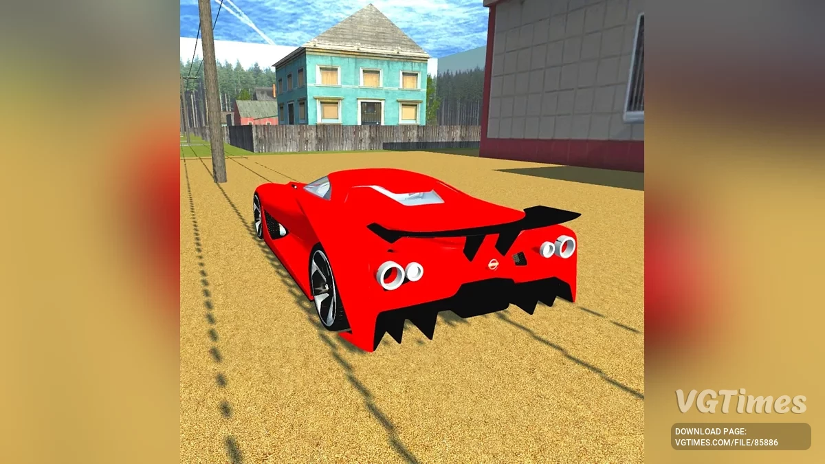 Simple Car Crash Physics Sim — Nissan Concept 2020 Vision Gran Turismo