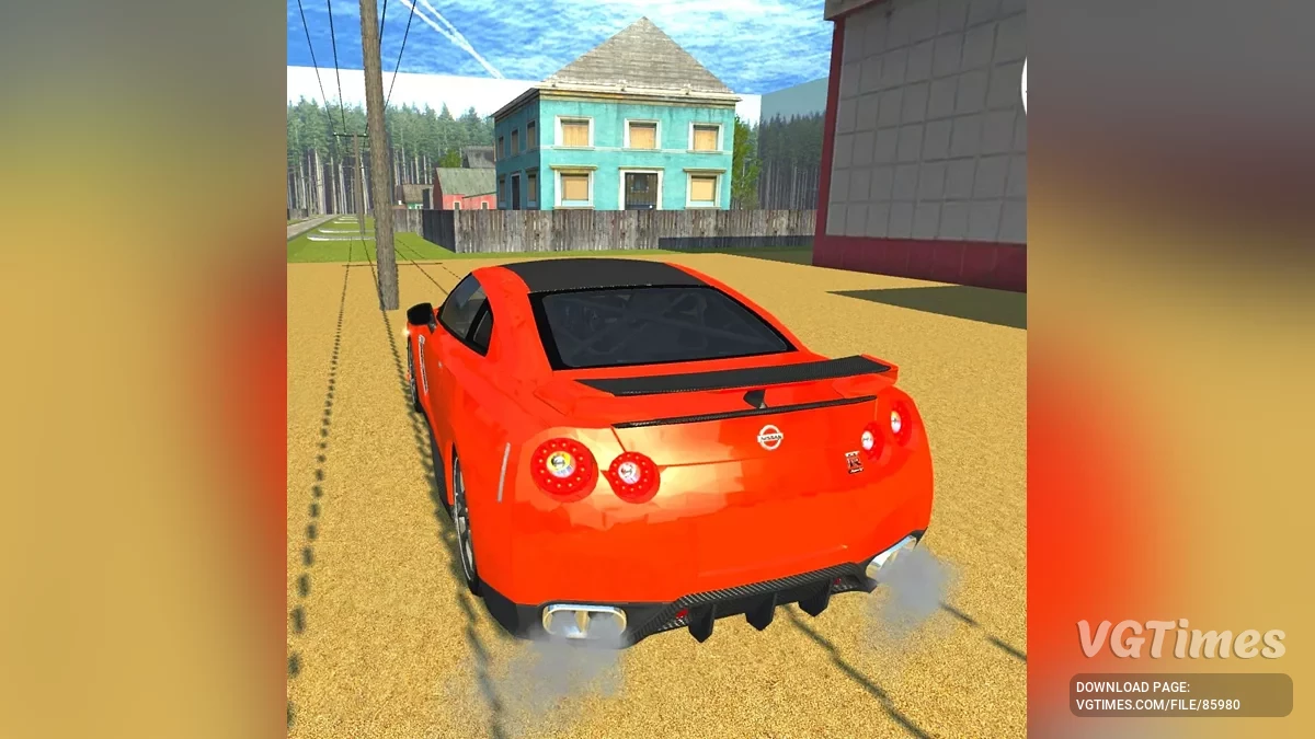 Simple Car Crash Physics Sim — Nissan GTR R-35 пакет