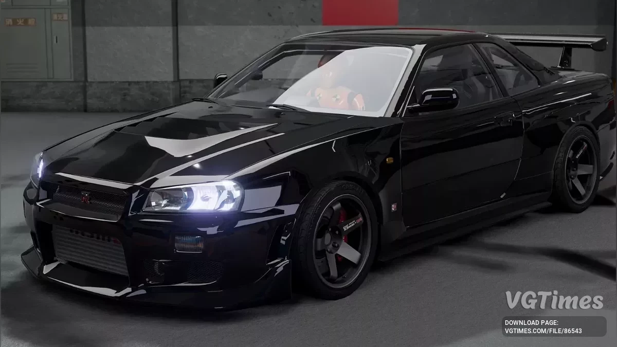 BeamNG.drive — Nissan GTR R34 Робочі датчики наддуву v4.5 (0.36.x)