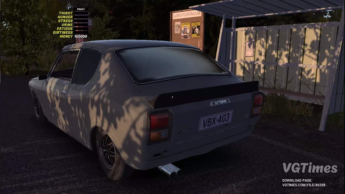 My Summer Car — Пацанская Сатсума, багато їжі, 100 тисяч марок
