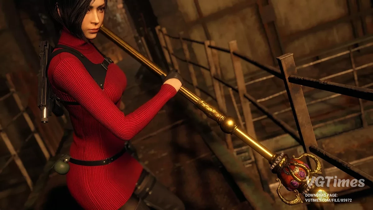 Resident Evil 4 Remake (2023) — Пак мечів на заміну ножа + посохи, вилки та інше