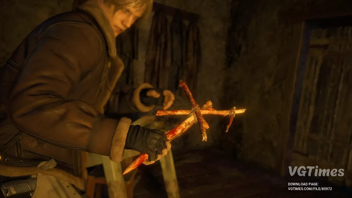 Resident Evil 4 Remake (2023) — Пак мечів на заміну ножа + посохи, вилки та інше