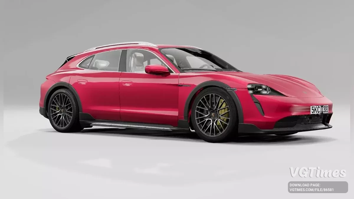 BeamNG.drive — Porsche Taycan Cross Turismo v2.13 (0.36.x)