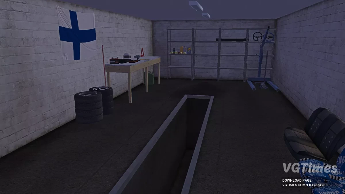 My Summer Car — Ралійна Сатсума в синьому металіку