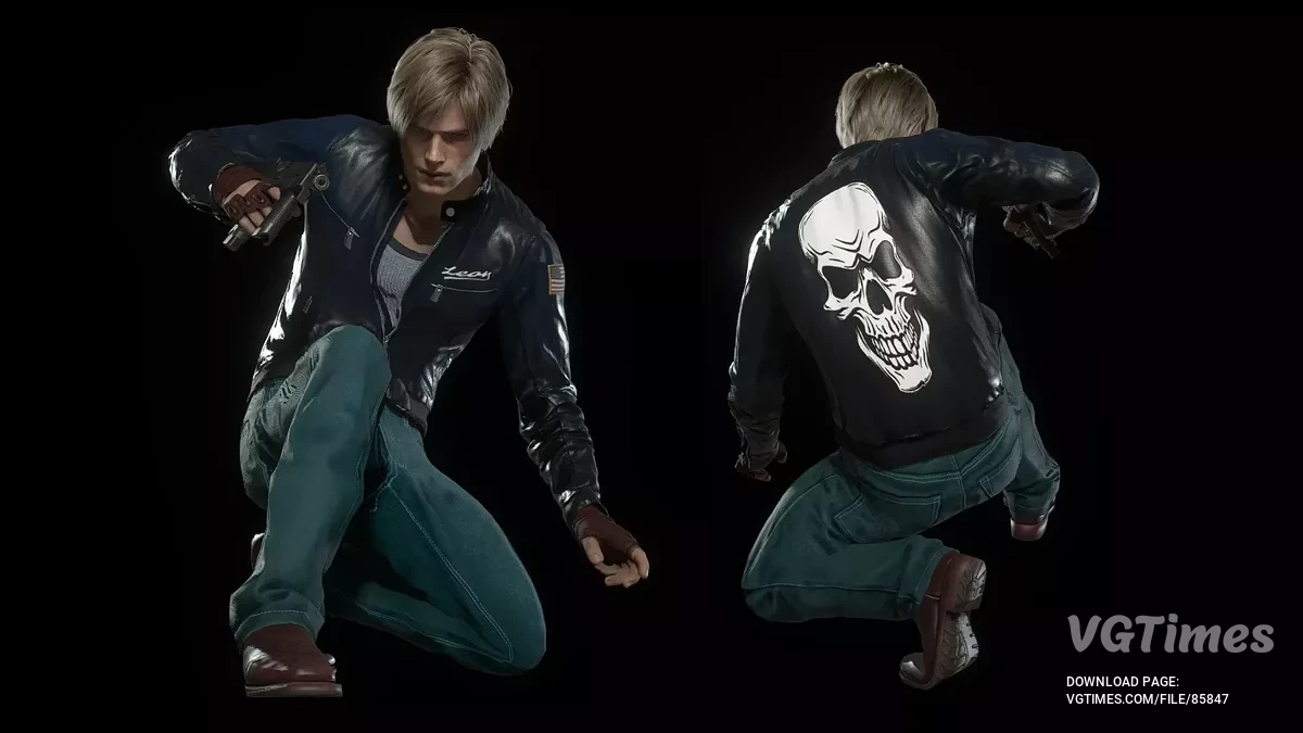 Resident Evil 4 Remake (2023) — Куртка з черепом з оригінальної гри