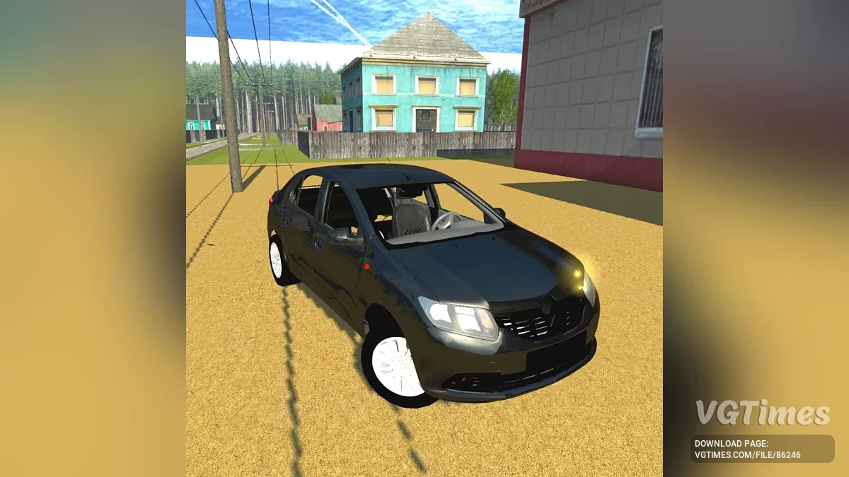 Simple Car Crash Physics Sim — Рено Логан