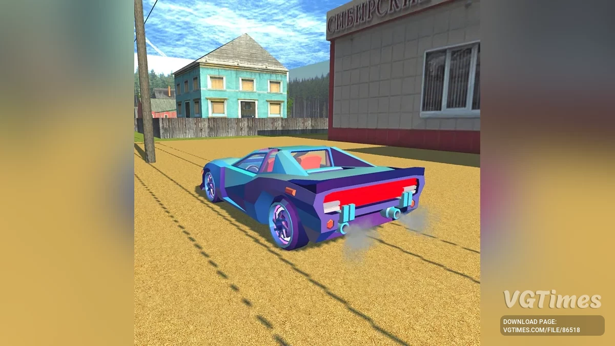 Simple Car Crash Physics Sim — Ретро Біт Спорт Кар