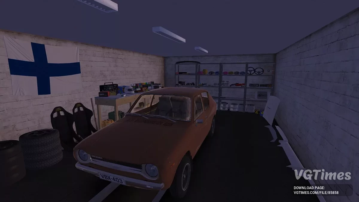 My Summer Car — Satsuma de serie y taller de tuning completo, 500.000 marcos