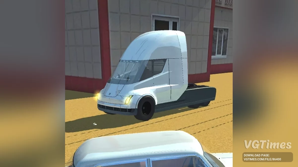 Simple Car Crash Physics Sim — Teslatruck електро
