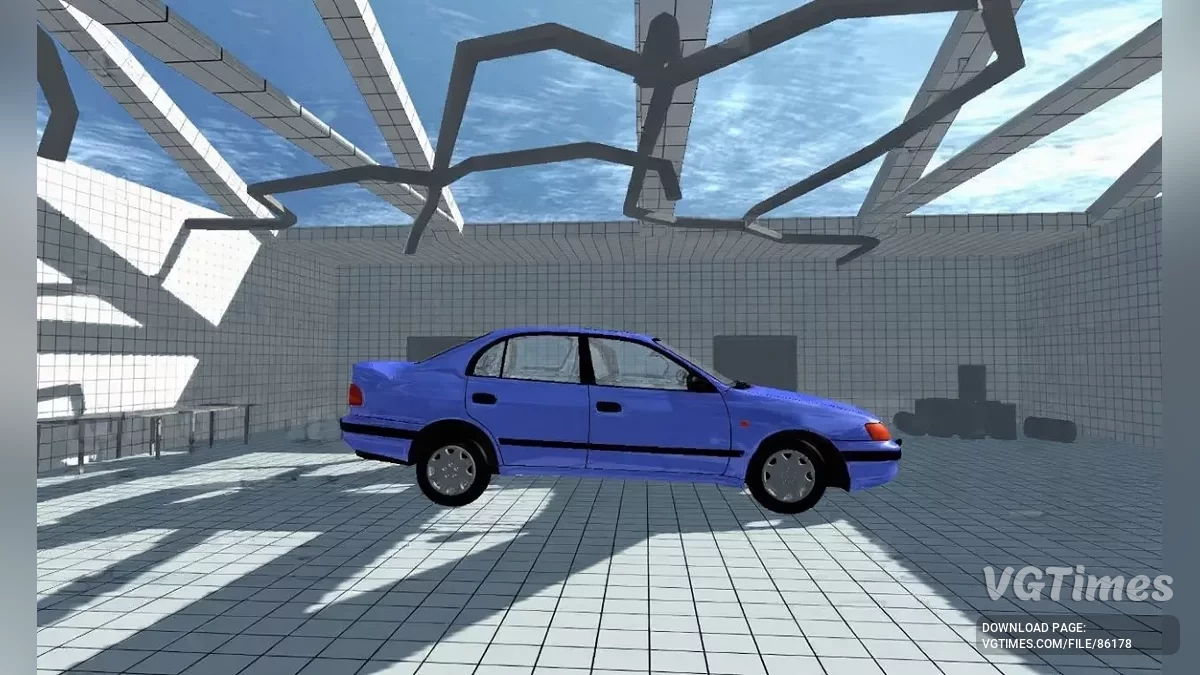 Simple Car Crash Physics Sim — Toyota Carina