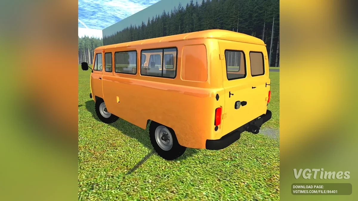 Simple Car Crash Physics Sim — UAZ буханка дрифт