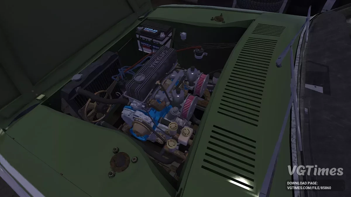 My Summer Car — Satsuma GT Hijau dan Garasi Penuh Modifikasi, 500.000 Mark