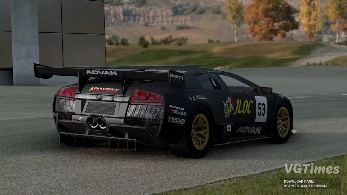 BeamNG.drive — 2003 Ламборгини Мурчієлаго R-GT (GT1) (0.36.x)