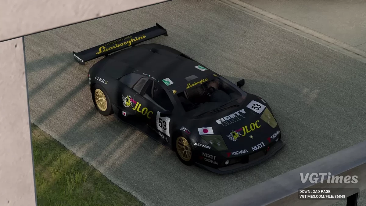 BeamNG.drive — 2003 Ламборгини Мурчієлаго R-GT (GT1) (0.36.x)