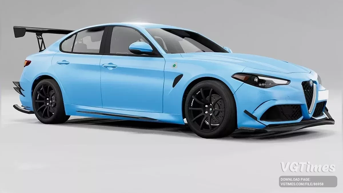 BeamNG.drive — Pacote de Carbono Revamp Alfa Romeo Giulia v2.90 (0.36.x)