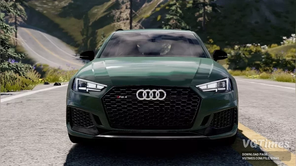 BeamNG.drive — Audi A4 B9 (2019) виправлено (0.37.x)