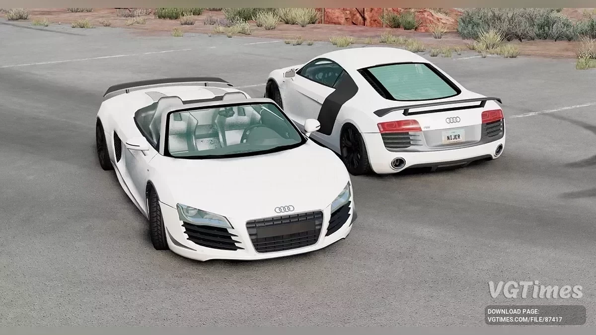 BeamNG.drive — Audi R8 Spyder v2.18 (0.37.x)