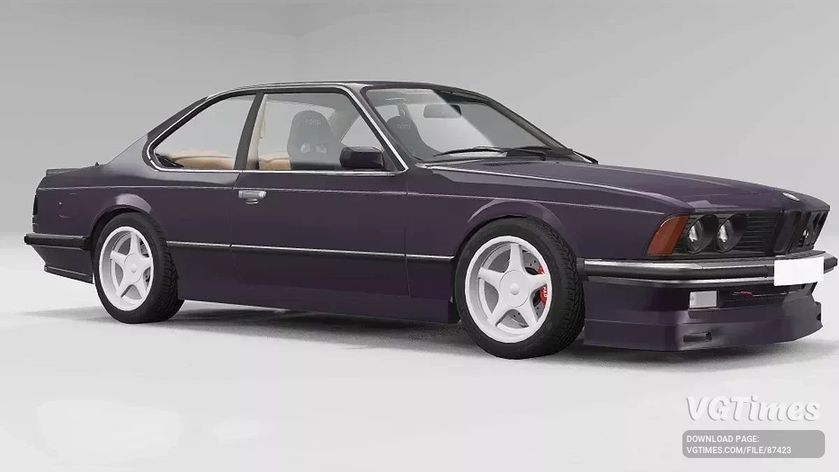 BeamNG.drive — BMW 6-Серія E24 v3.12 (0.37.x)