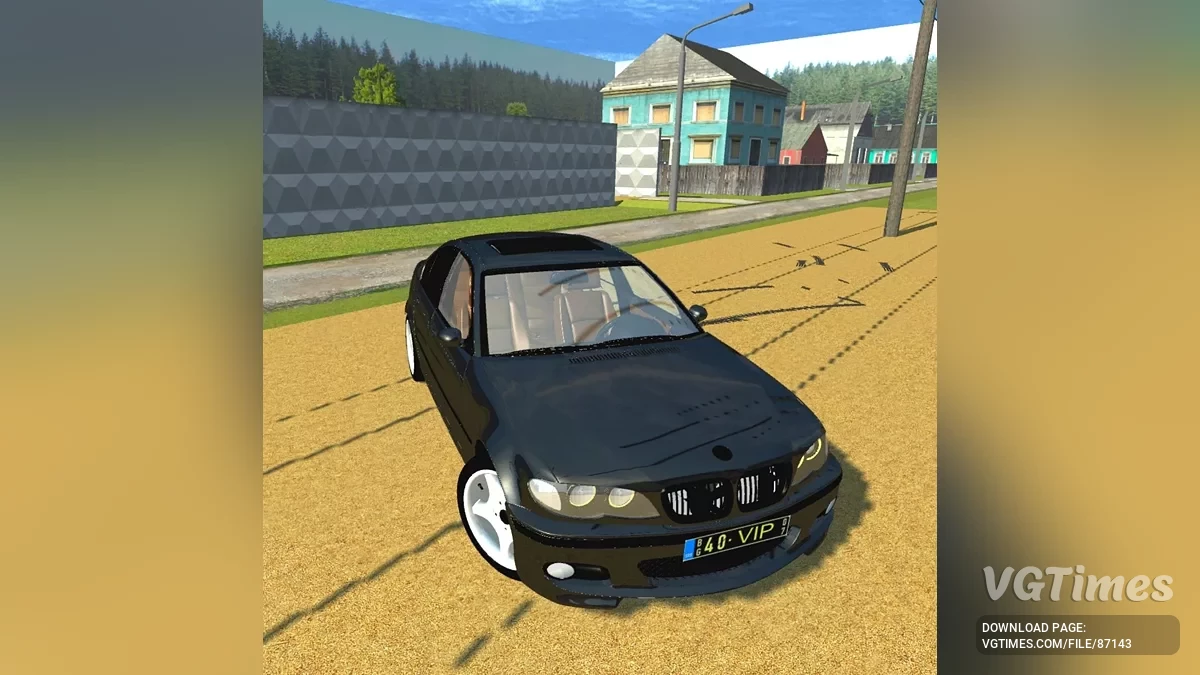 Simple Car Crash Physics Sim — BMW E46 седан