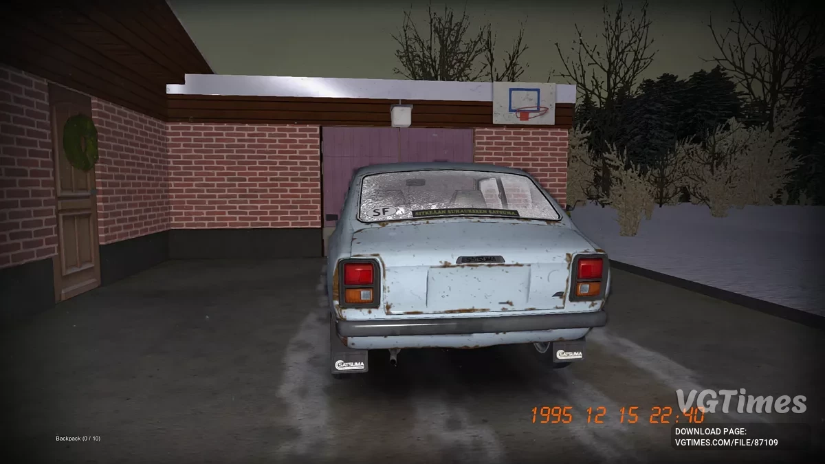 My Summer Car — Satsuma padrão sem placas, carburador ajustado, sem chaves de outros veículos