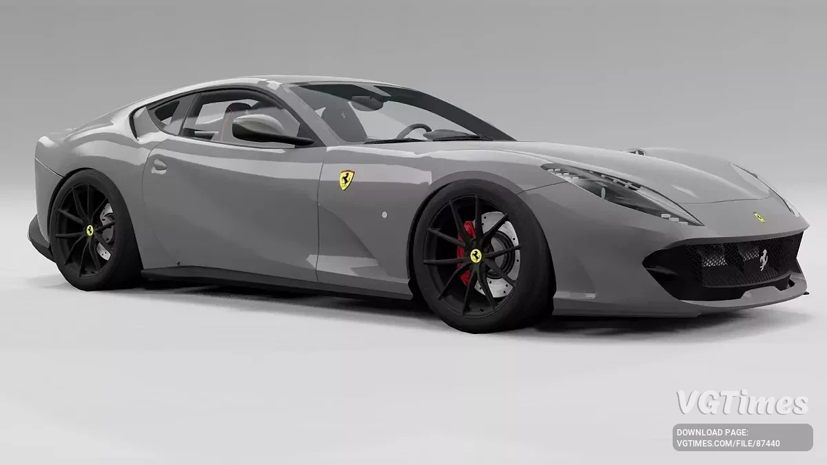 BeamNG.drive — Ferrari 812 SuperFast ремастеред (0.37.x)