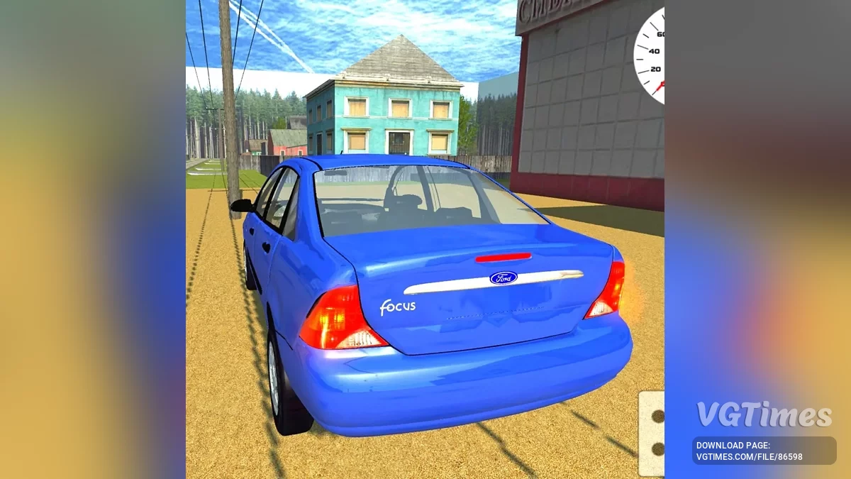 Simple Car Crash Physics Sim — Ford Focus 1 sedan