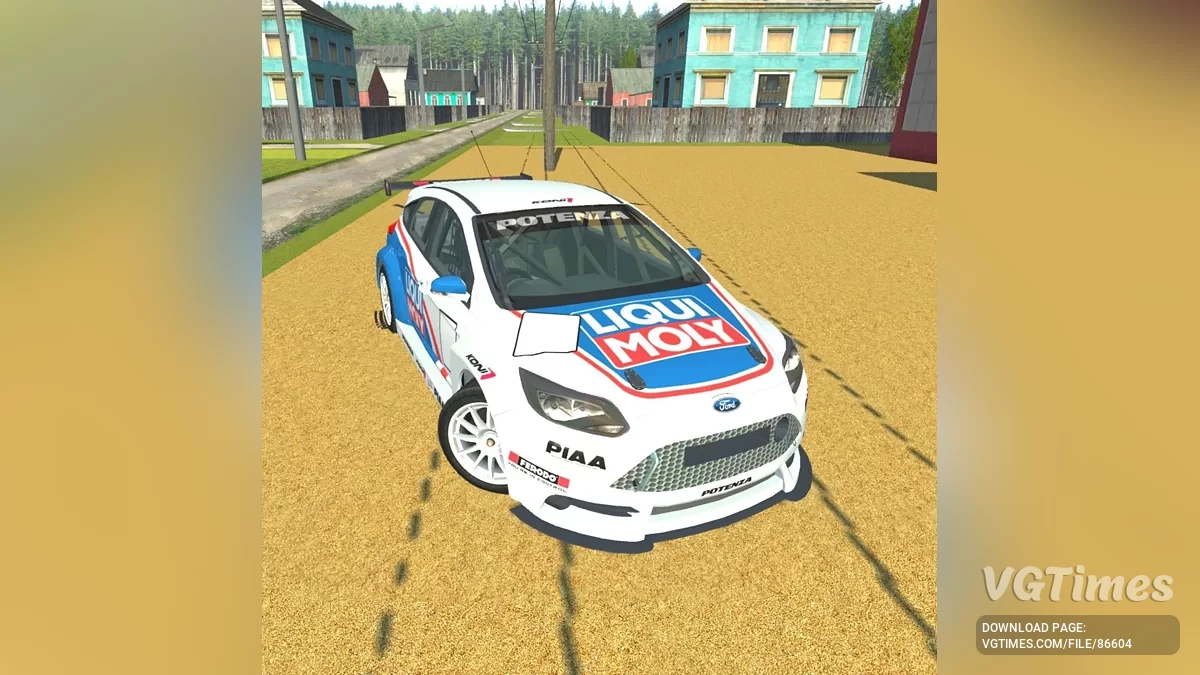 Simple Car Crash Physics Sim — Автомобіль Ford Focus ST Touring