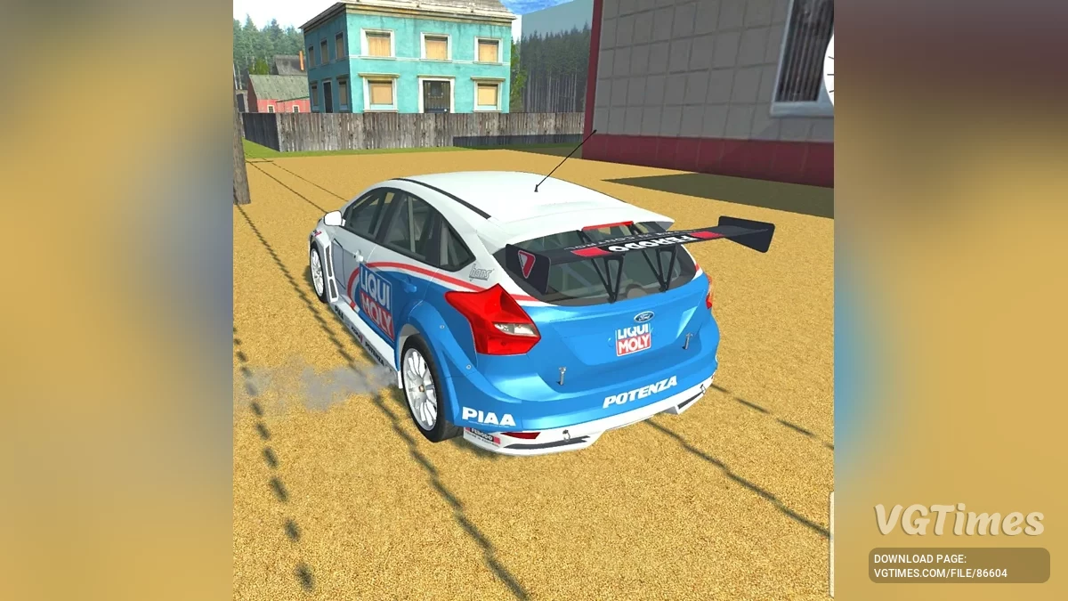 Simple Car Crash Physics Sim — Ford Focus ST Турінг Кар