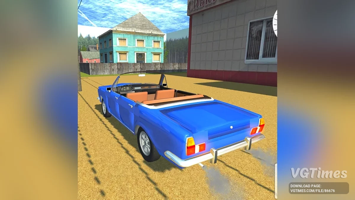 Simple Car Crash Physics Sim — ГАЗ 24 кабріолет