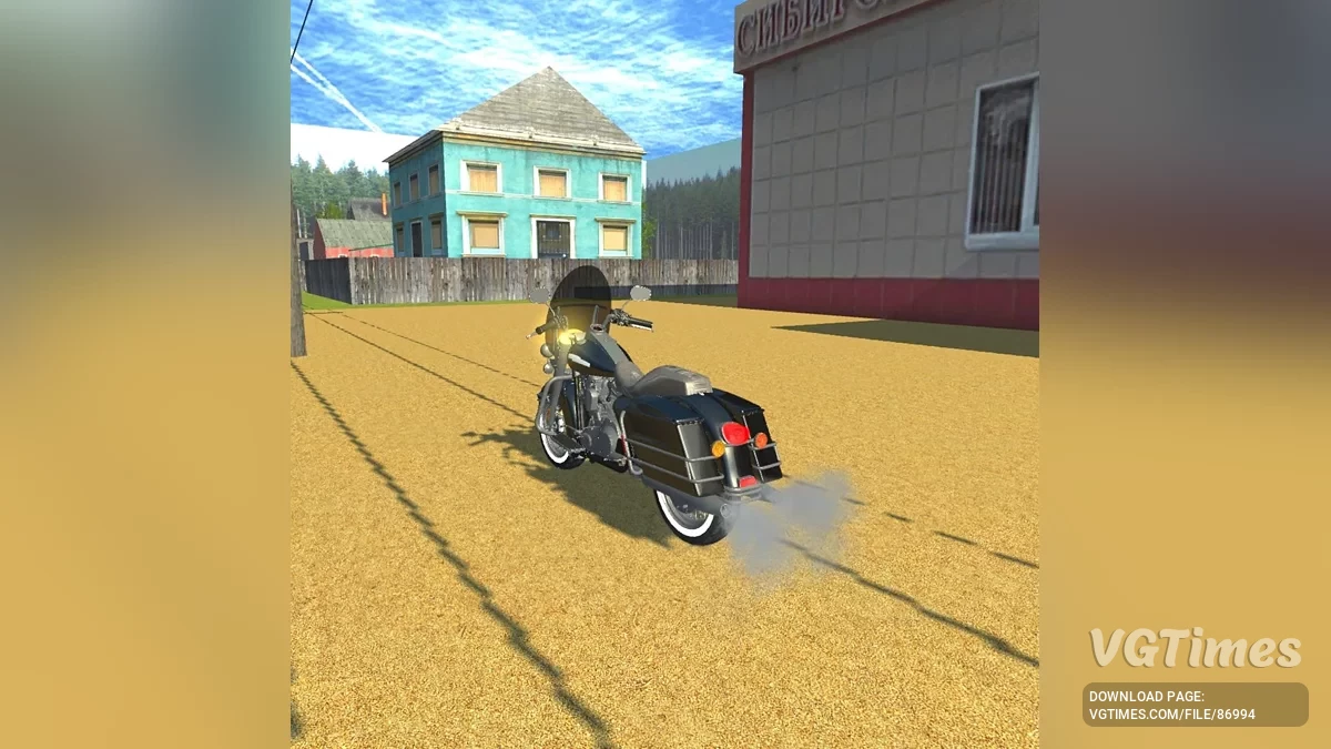 Simple Car Crash Physics Sim — Harley-Davidson road king