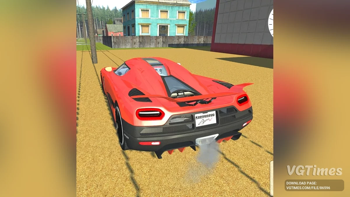 Simple Car Crash Physics Sim — Koenigsegg Agera R