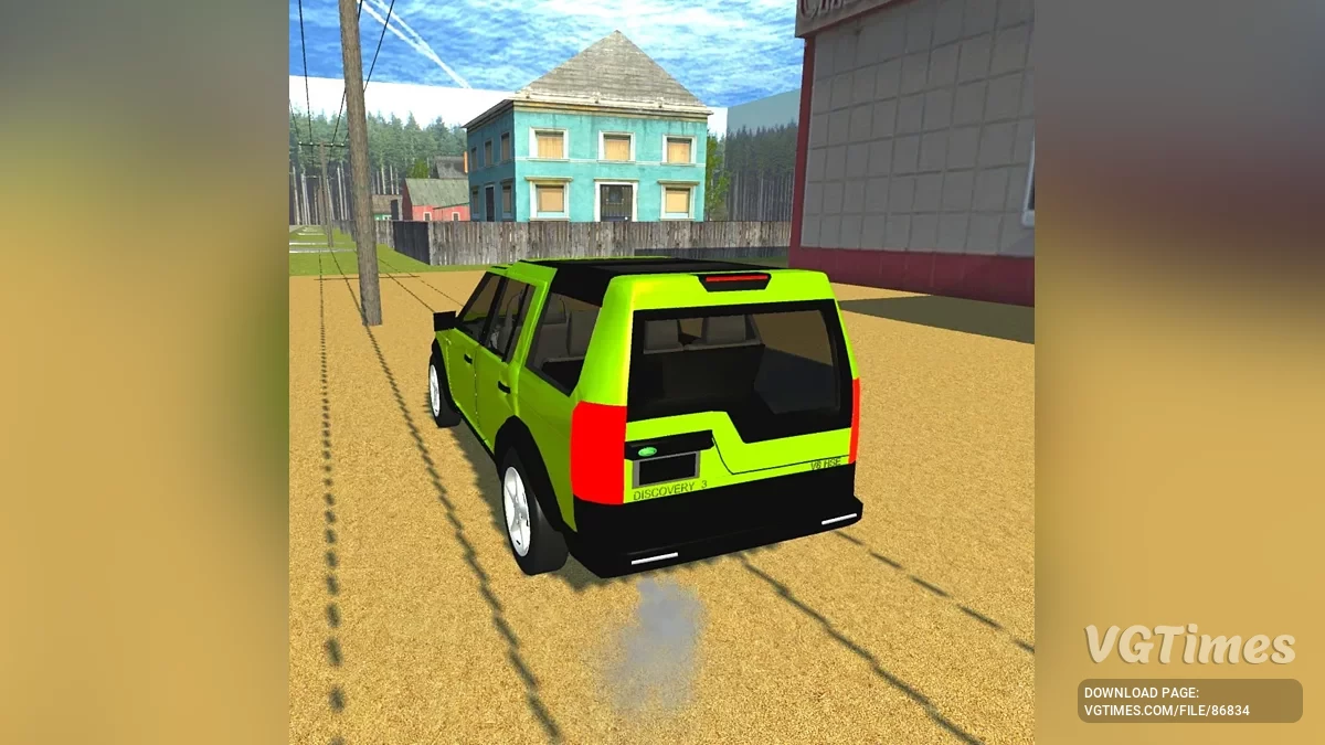 Simple Car Crash Physics Sim — Land Rover Discovery 3 HSE