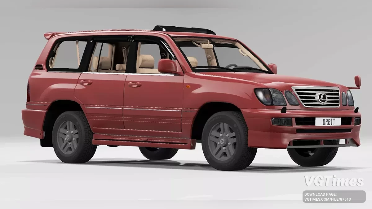 BeamNG.drive — Lexus LX 470 Обмежена Версія (2007) виправлено (0.37.x)