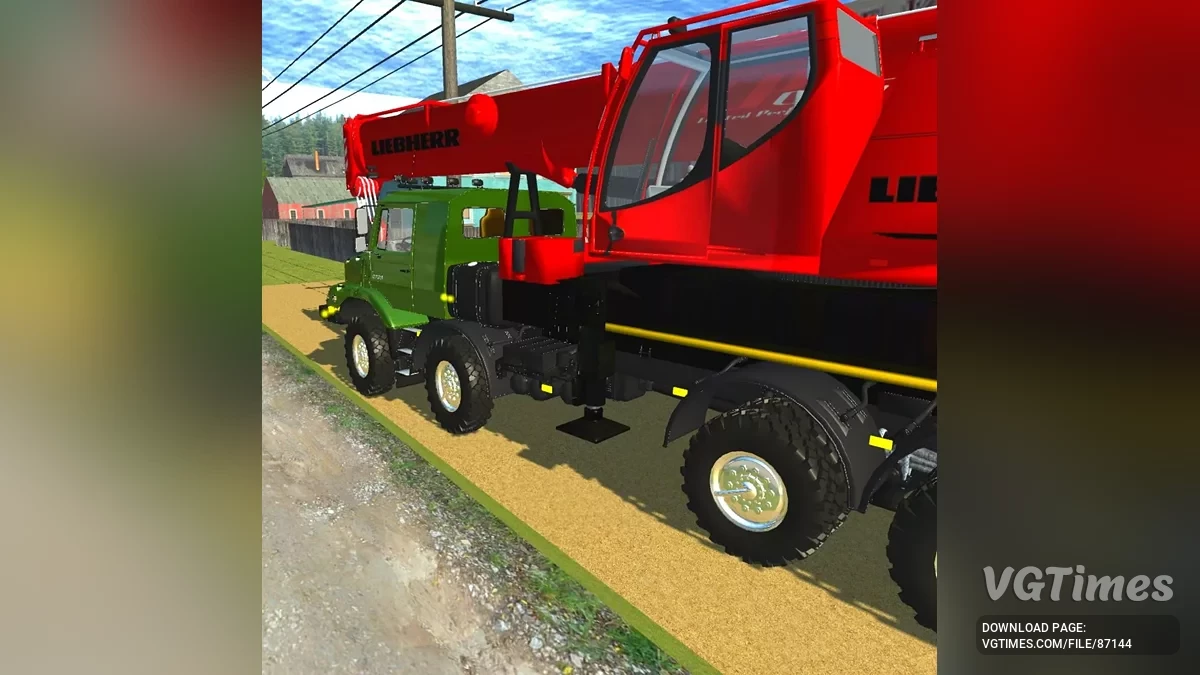Simple Car Crash Physics Sim — Guindaste Mercedes-Benz Zetros