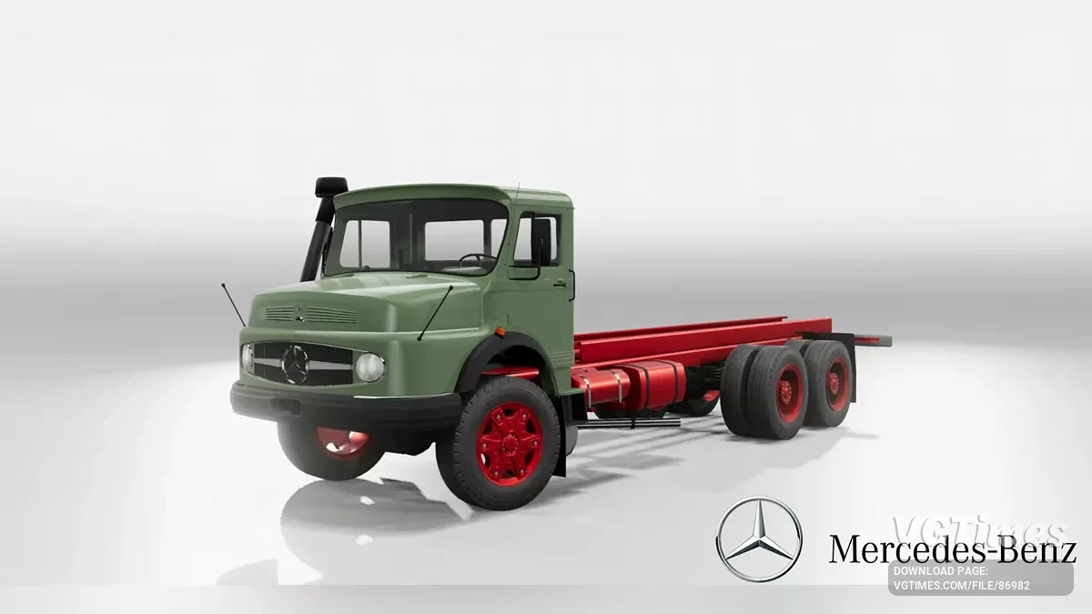 BeamNG.drive — Mercedes Kurzhauber 6x4 v2.17 (0.36.x)