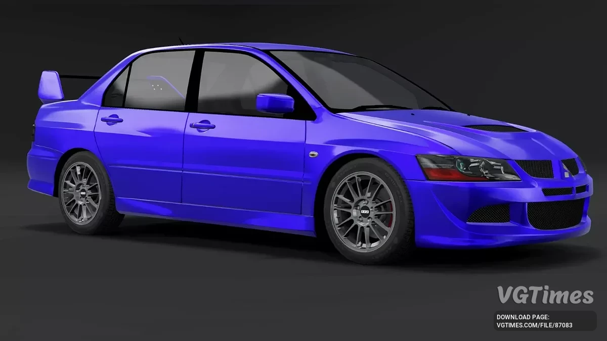BeamNG.drive — Mitsubishi Lancer Evolution VIII i X v2.90 (0.36.x)