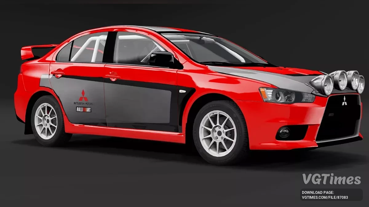 BeamNG.drive — Mitsubishi Lancer Evolution VIII i X v2.90 (0.36.x)