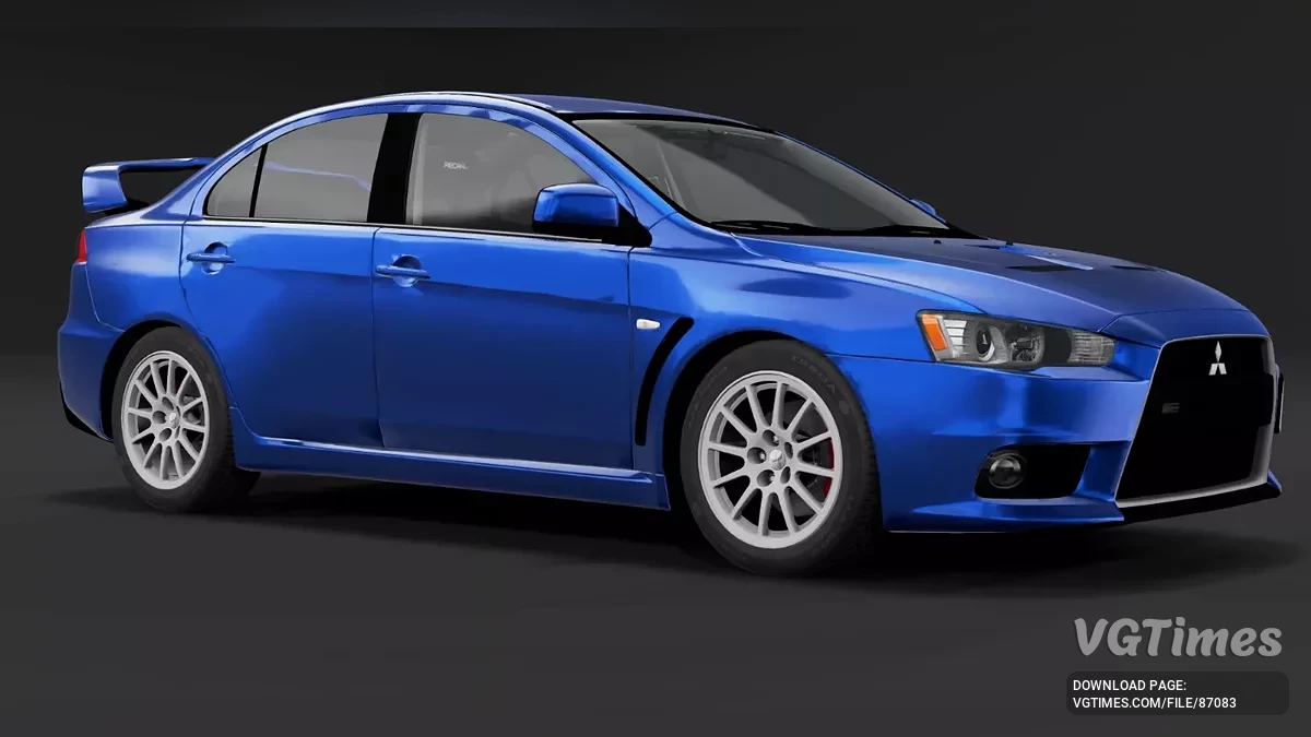 BeamNG.drive — Mitsubishi Lancer Evolution VIII i X v2.90 (0.36.x)