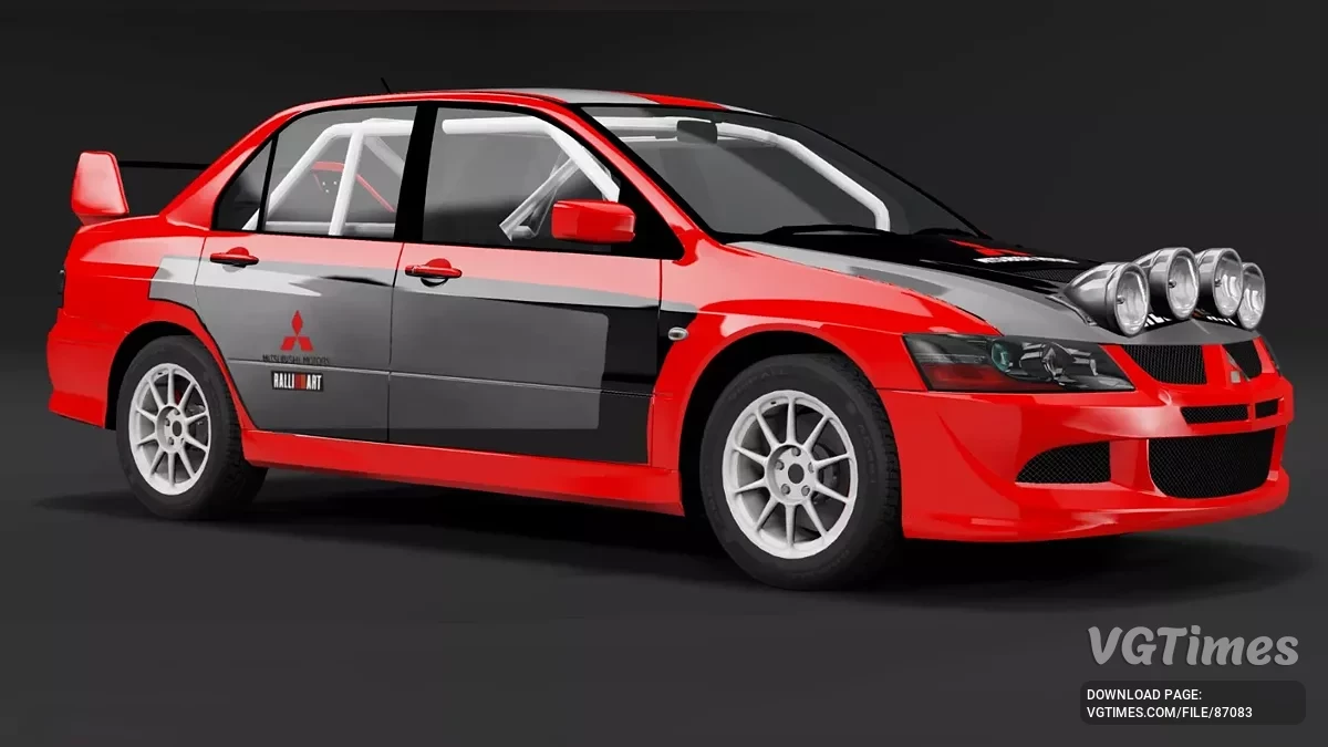 BeamNG.drive — Mitsubishi Lancer Evolution VIII i X v2.90 (0.36.x)